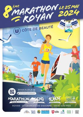 Les 24 & 25 mai : 8 ème édition du Marathon Royan U Côte de Beauté